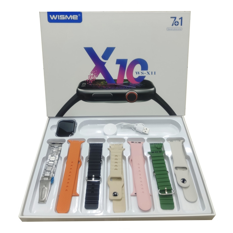 ساعت هوشمند ۲ اینچی ویسمی مدل WS-X11 با بند سیلیکونی — تصویر ۲