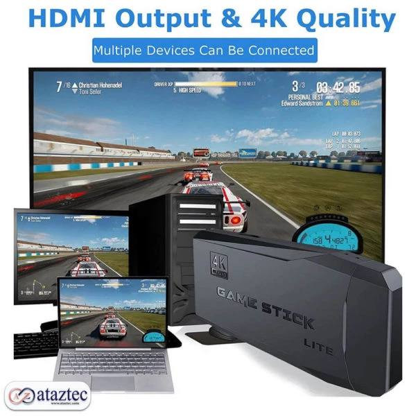 کنسول بازی گیم استیک کد1001 Game stick 4K Ultra — تصویر ۳