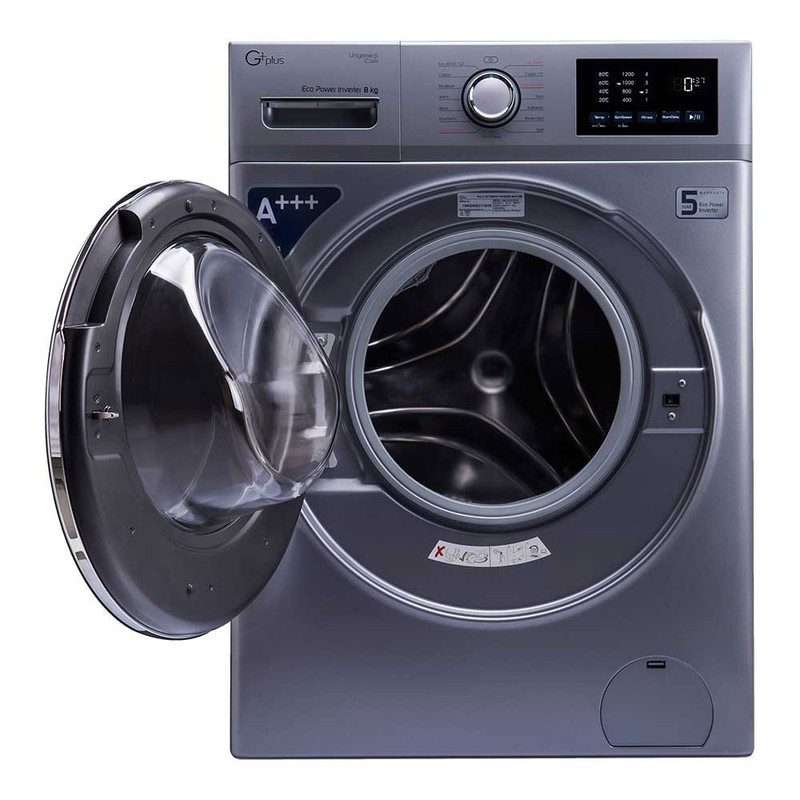 ماشین لباسشویی جی پلاس مدل GWM-M8220T ظرفیت 8 کیلوگرم — تصویر ۴