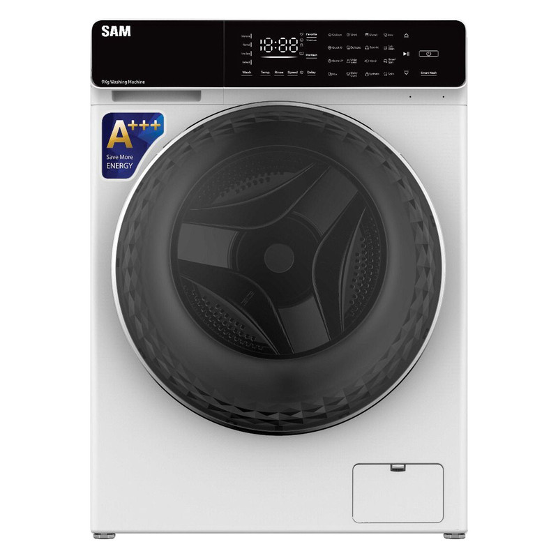 ماشین لباسشویی 9 کیلوگرم اتوماتیک سام مدل DD-P1485/W — تصویر ۲