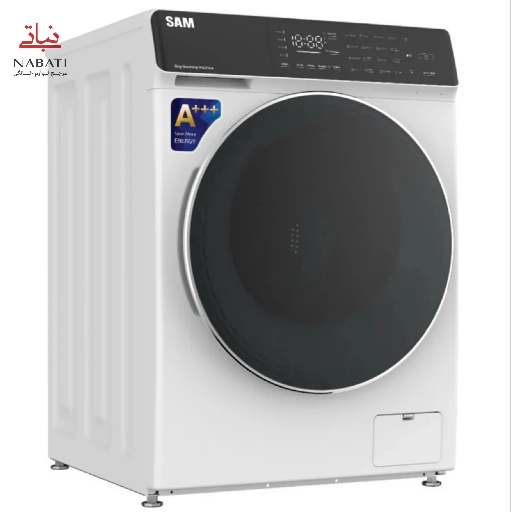 ماشین لباسشویی 9 کیلوگرم اتوماتیک سام مدل DD-P1485/W — تصویر ۸