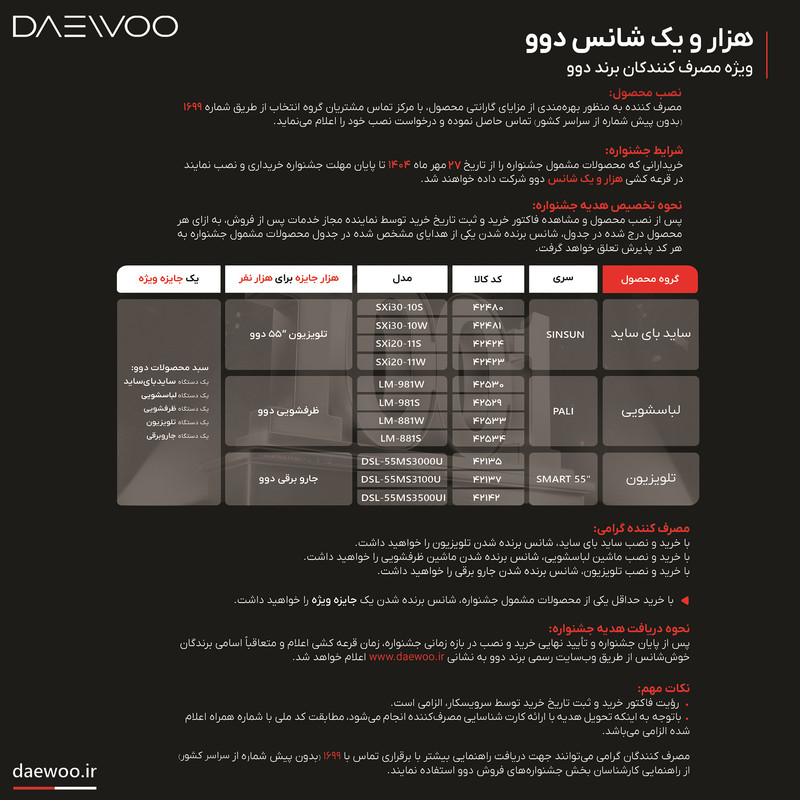 یخچال فریزر ساید بای ساید 28 فوت دوو مدل SXi20-11W — تصویر ۳