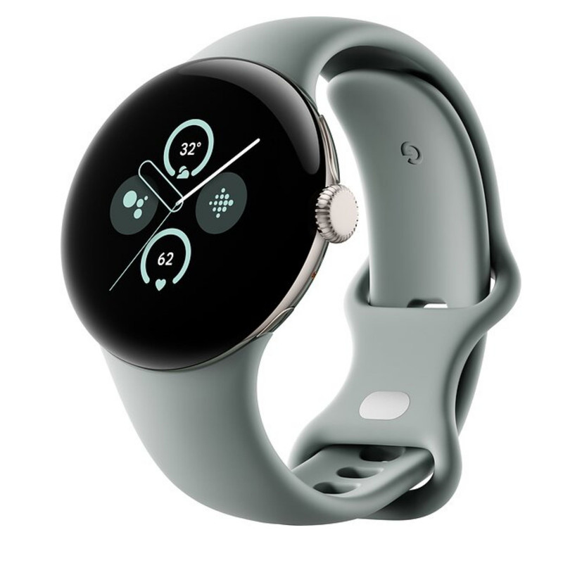 ساعت هوشمند 41 میلی‌متری گوگل مدل Pixel Watch 2 با بند سیلیکونی — تصویر ۲