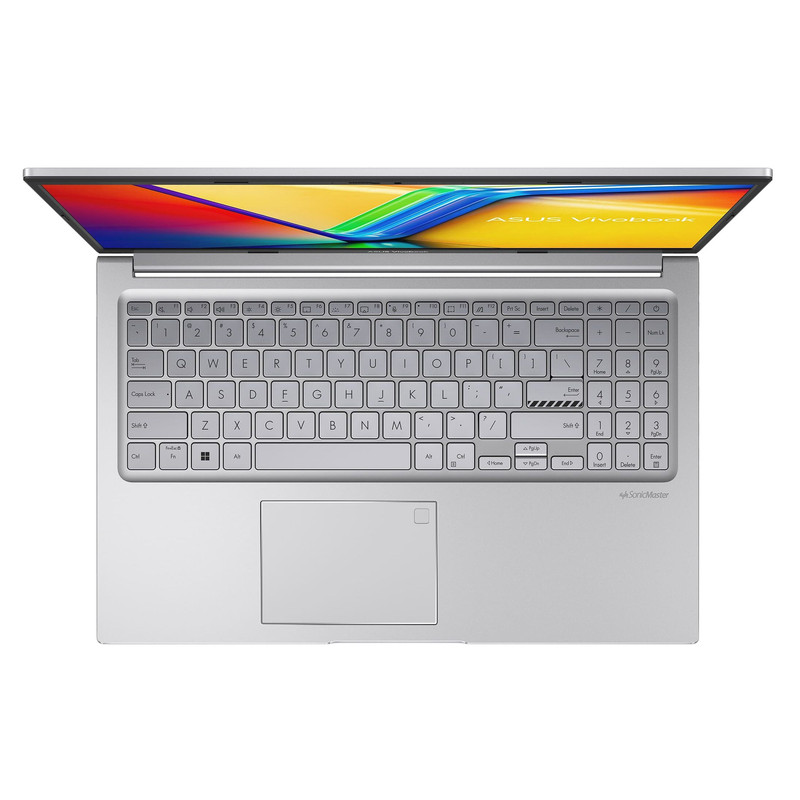 لپ‌تاپ ایسوس مدل Vivobook 15 F1504VA-NJ824 با پردازنده Core i7-1355U، رم DDR4 40GB با فرکانس 3200MHz، حافظه SSD با ظرفیت 1TB، نمایشگر 15.6 اینچ TN با وضوح Full HD، دارای نور پس‌زمینه کیبورد، حسگر اثر  — تصویر ۵