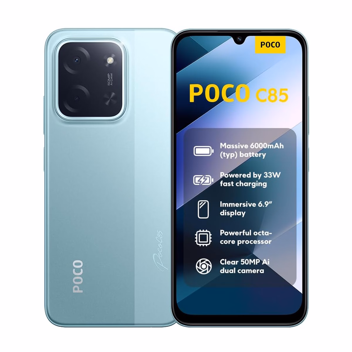 گوشی موبایل پوکو مدل C85 4G ظرفیت 128 گیگابایت رم 6 گیگابایت