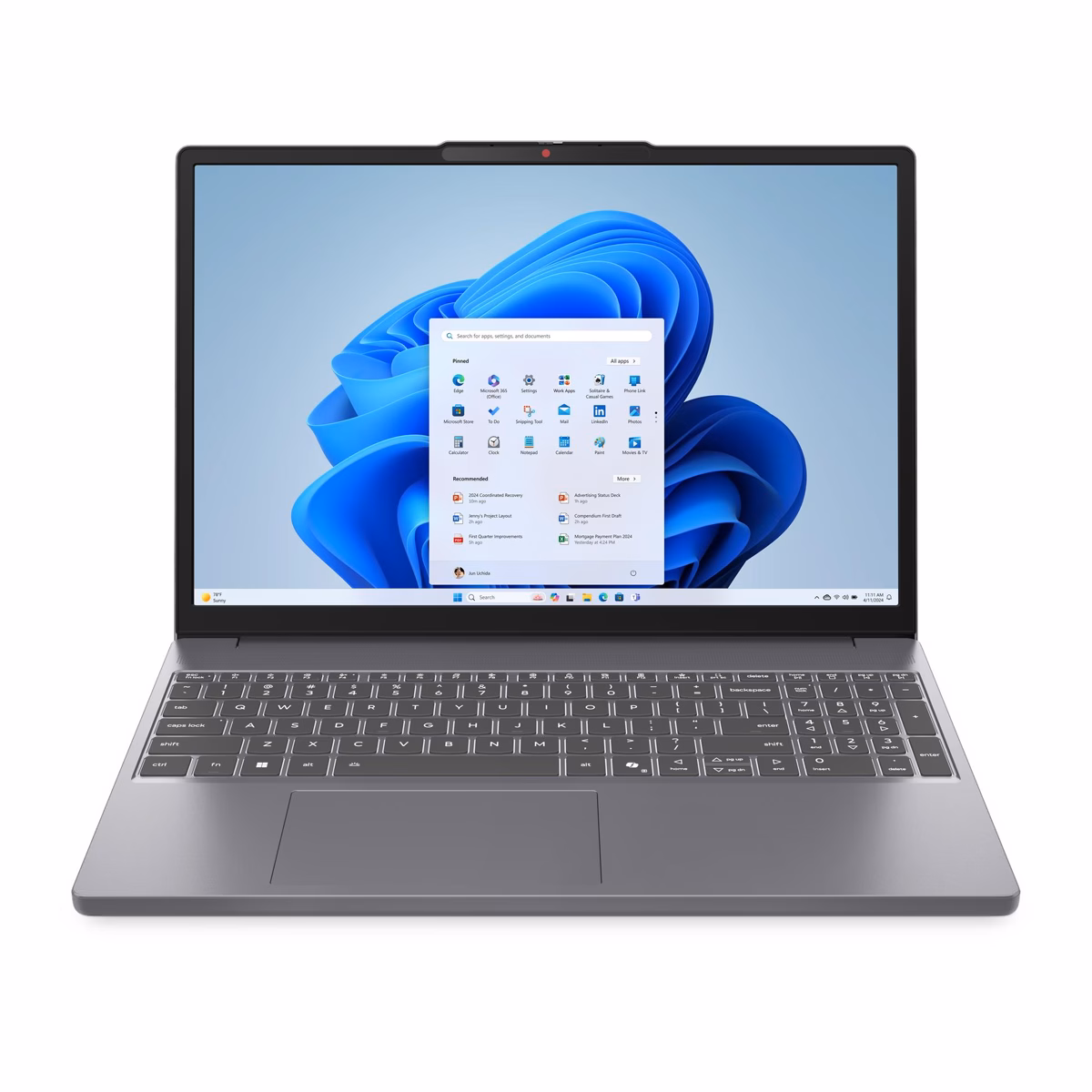 لپ تاپ لنوو 15.3 اینچی مدل IdeaPad Slim 3 15IRH10 i5 13420H 8GB 1TB UHD