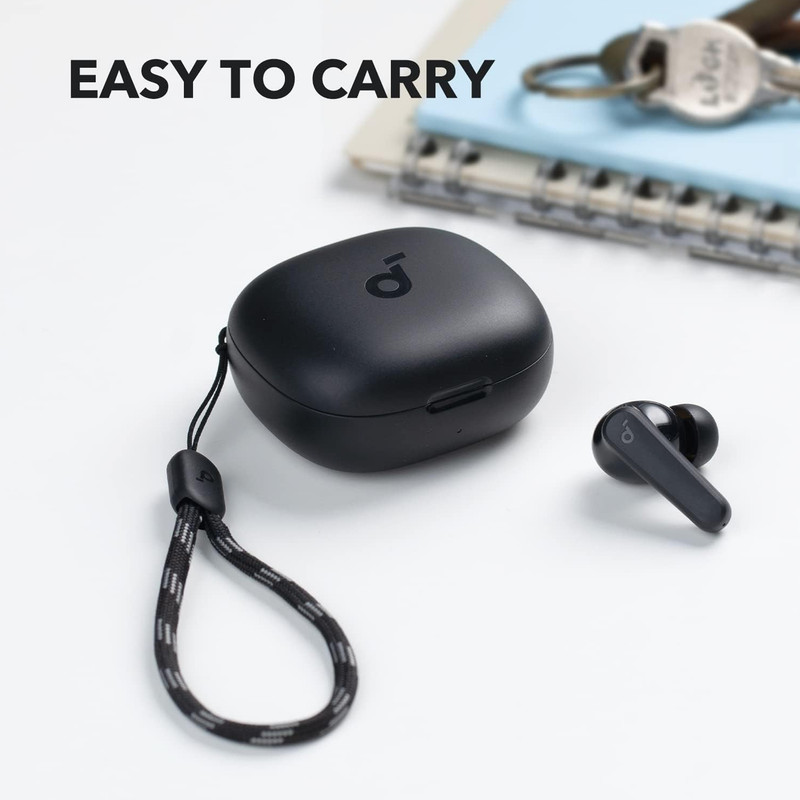 هدفون بلوتوثی انکر مدل P20i قابلیت نویز کنسلینگ، درگاه شارژ USB Type-C، دارای نشانگر LED، مقاوم در برابر رطوبت و عرق با استاندارد — تصویر ۳