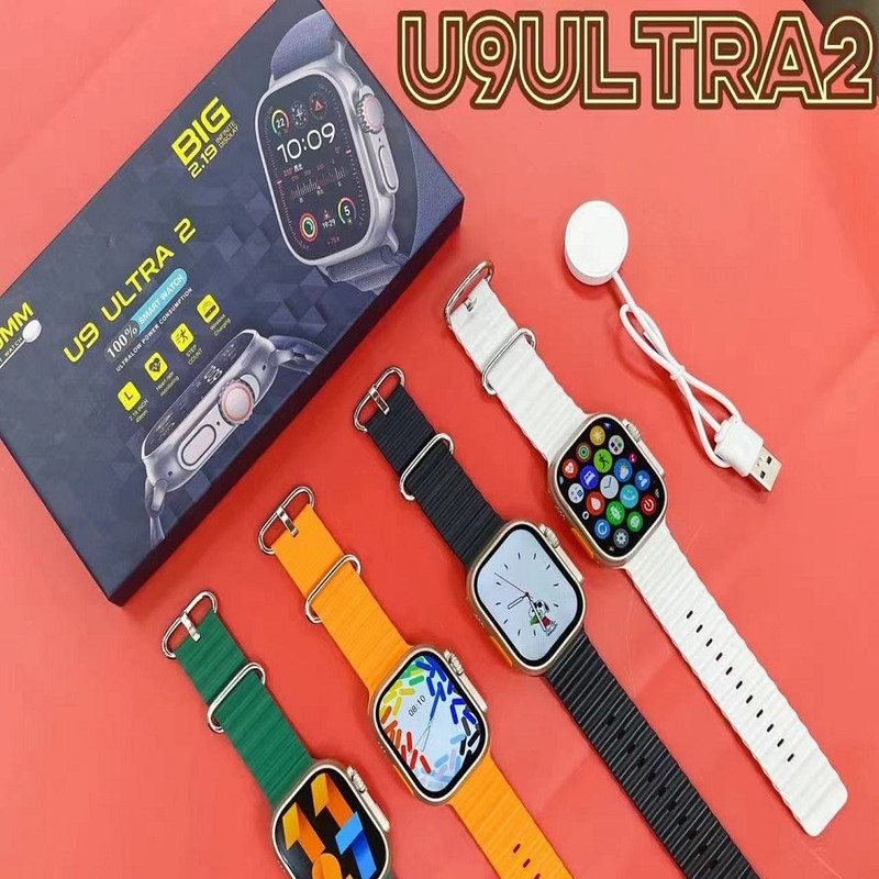 ساعت هوشمند مدل U9 ULTRA 2 دارای قابلیت های کنترل موسیقی (Music Player)، کنترل سطح اکسیژن خون، قابلیت مکالمه از طریق بلوتوث بند سیلیکون — تصویر ۳