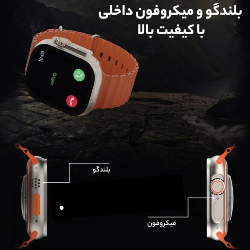 ساعت هوشمند 47 میلی متری مدل 7IN1 SEVEN PLUS IN ONE با بند سیلیکونی — تصویر ۴