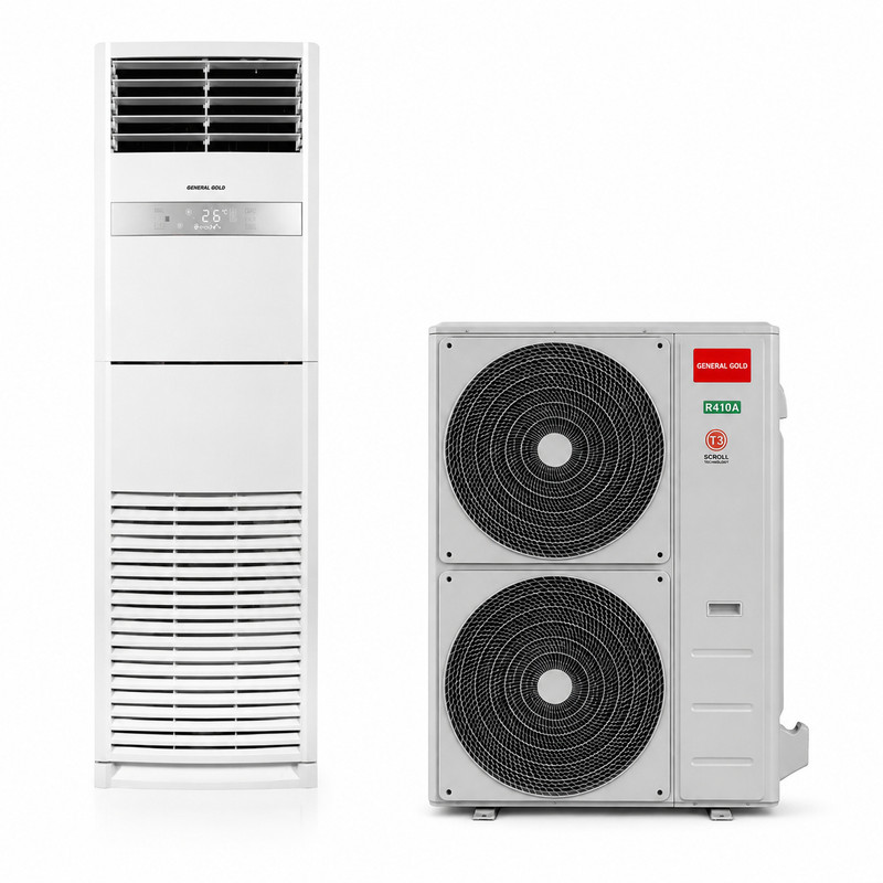 کولر گازی ایستاده 60000 اینورتر جنرال گلد مدل GG-MF60000D TITANUM — تصویر ۲