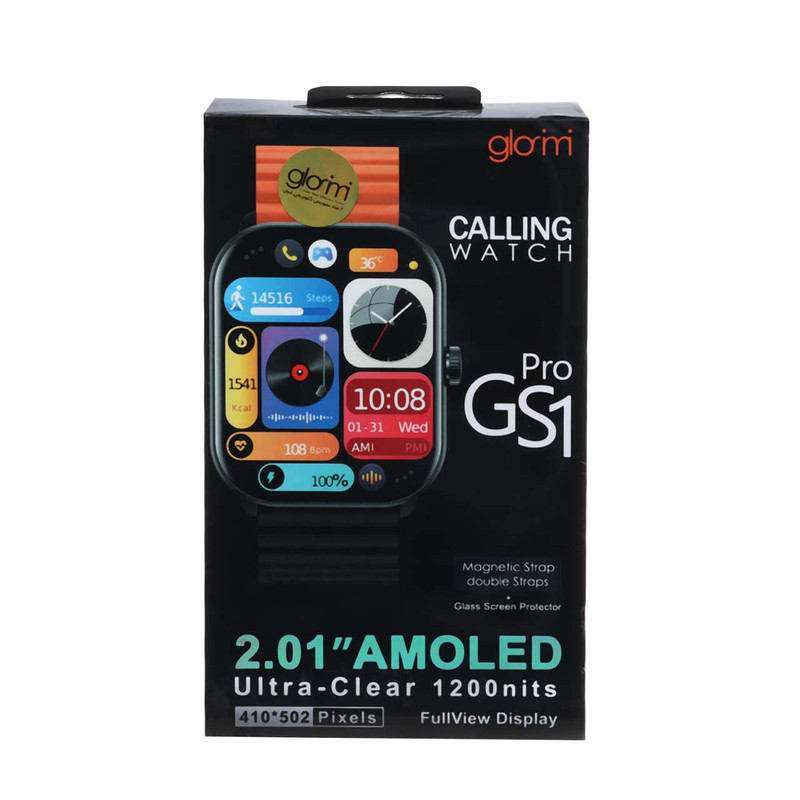 ساعت هوشمند 44 میلی متری گلوریمی مدل APY BASS GS1 PRO با بند سیلیکونی — تصویر ۲