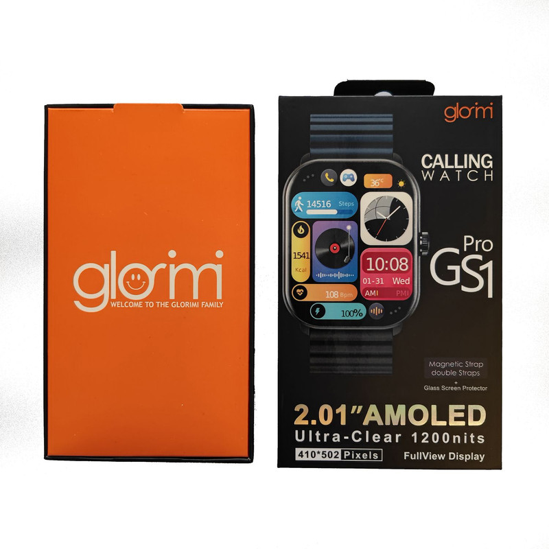 ساعت هوشمند 44 میلی متری گلوریمی مدل APY BASS GS1 PRO با بند سیلیکونی — تصویر ۳
