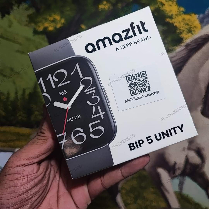 ساعت هوشمند 49 میلی متری امازفیت مدل MAR ERGONOMIC BIP 5 UNITY WIDE بند سیلیکون — تصویر ۴