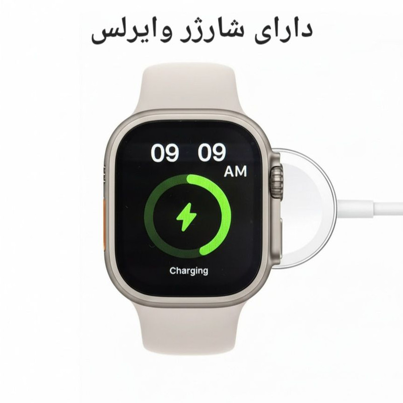 ساعت هوشمند 49 میلی متری مفیت پلاس مدل ME07 با 2 بند سیلیکونی — تصویر ۵