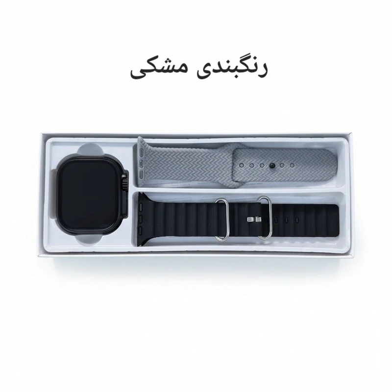 ساعت هوشمند 49 میلی متری مفیت پلاس مدل ME07 با 2 بند سیلیکونی — تصویر ۷