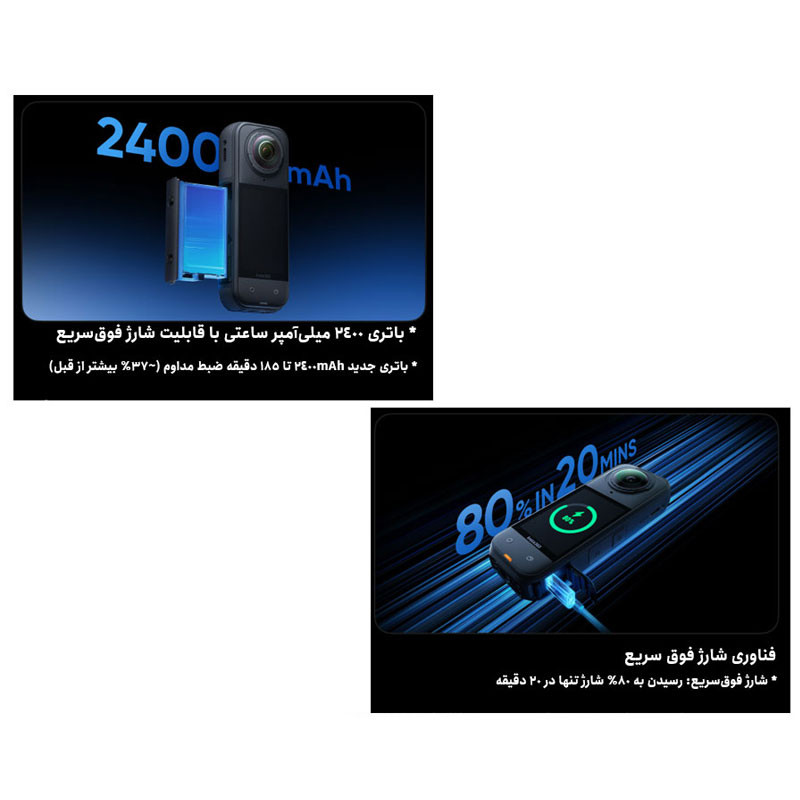 دوربین فیلم برداری ورزشی اینستا 360 مدل X5 8K — تصویر ۵