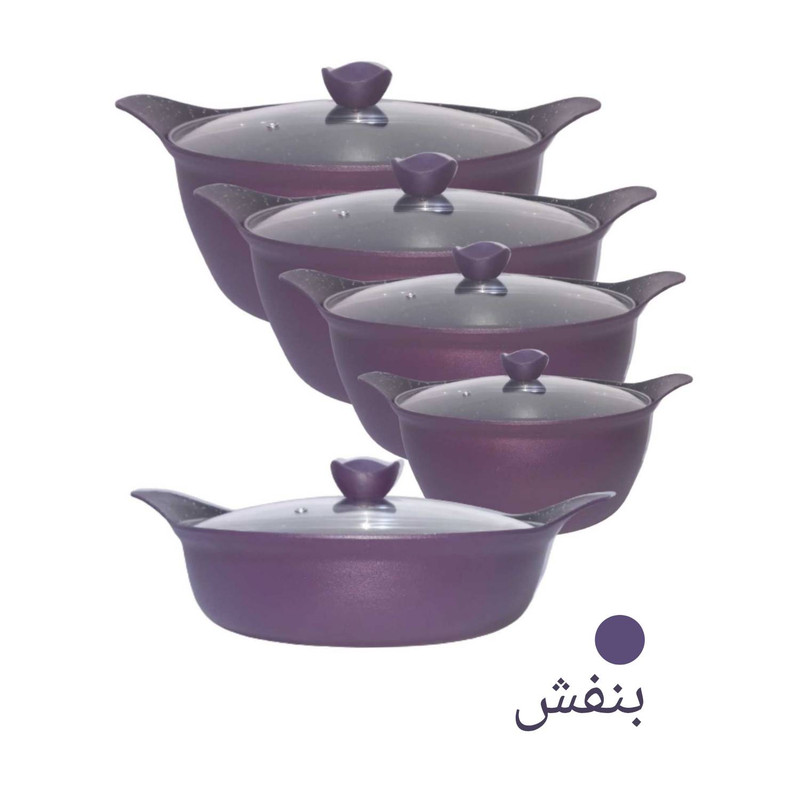 سرویس قابلمه و تابه چدنی 10 پارچه پارتینگ مدل NANO — تصویر ۵