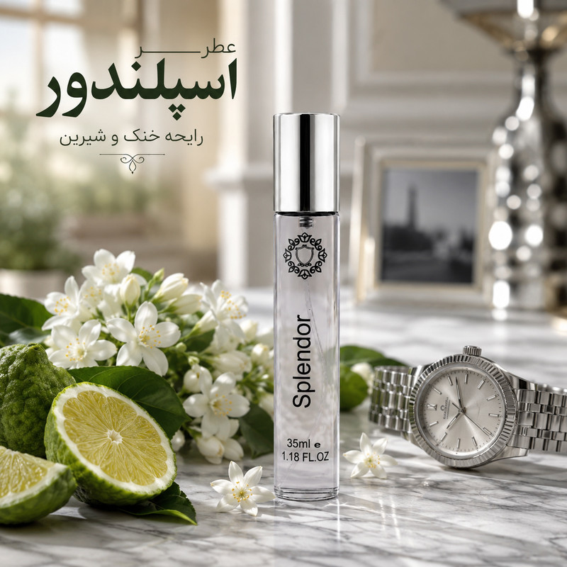 ادو پرفیوم مردانه هارلینگن مدل Splendor با رایحه خنک حجم 35 میلی لیتر — تصویر ۲