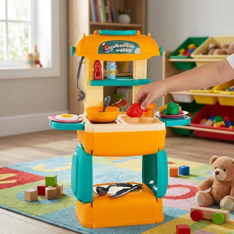 ست اسباب بازی آشپزخانه هوکیا مدل Mobile kitchen — تصویر ۲