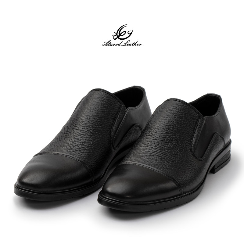 کفش رسمی مردانه چرم عطارد مدل چرم طبیعی کد SH361 — تصویر ۵