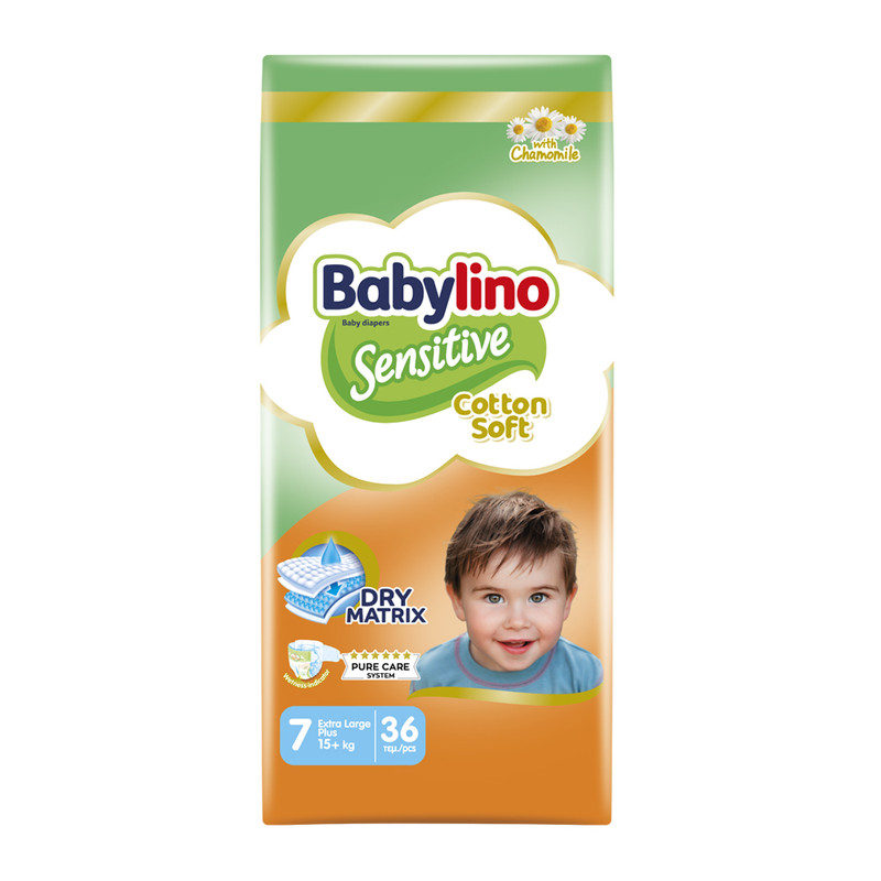 پوشک بچه ضد حساسیت بیبی لینو مدل Value Pack سایز 7 بسته 36 عددی — تصویر ۳