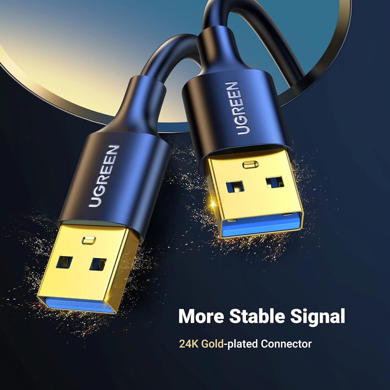 کابل لینک USB 3.0 یوگرین مدل US128 طول 2 متر — تصویر ۶