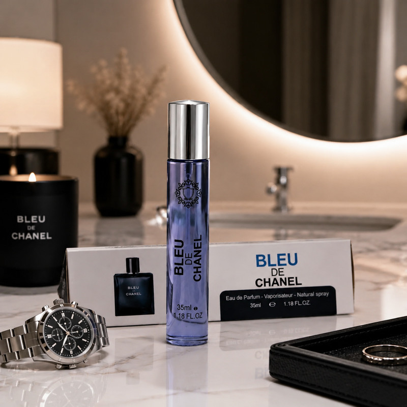 ادو پرفیوم مردانه هارلینگن مدل Blue De Chanel با رایحه خنک حجم 35 میلی لیتر — تصویر ۲