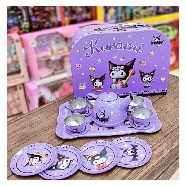 ست 15 تکه اسباب بازی چایخوری طرح کرومی کد 966-50 — تصویر ۵