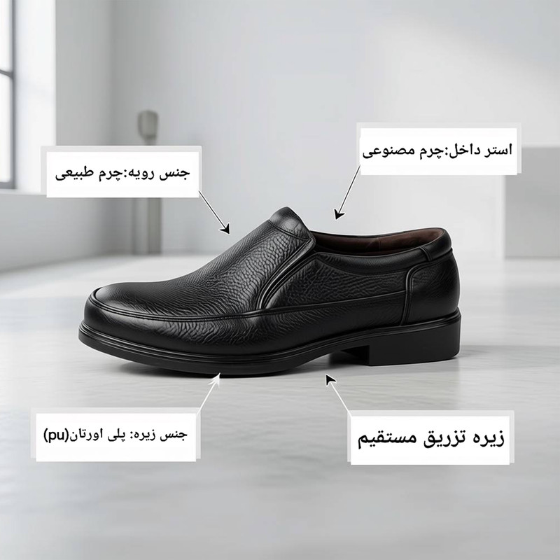 کفش رسمی مردانه کروماکی مدل k101 — تصویر ۴