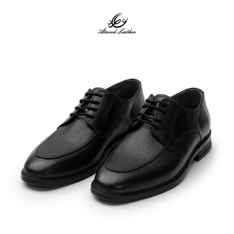 کفش رسمی مردانه چرم عطارد مدل چرم طبیعی کد SH355 — تصویر ۳