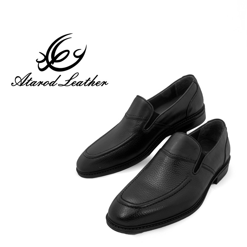 کفش مردانه چرم عطارد مدل چرم طبیعی کد SH278 — تصویر ۴