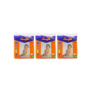 پوشک بچه هلیا کد 03 بسته 20 عددی مجموعه 3 عددی