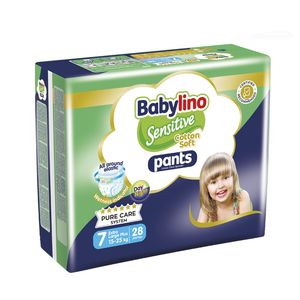 پوشک شورتی کودک بیبی لینو مدل Value Pack سایز 7 بسته 28 عددی