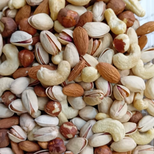 آجیل چهار مغز خام تازه بار جدید امسالی 500 گرمی — تصویر ۲