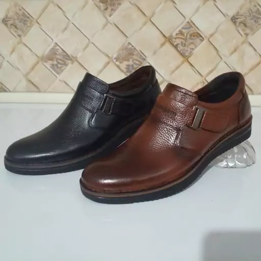 کفش مردانه چرم طبیعی مجلسی و روزمره تبریز شیک و راحت تولید شرکت بهگام تبریز (ارسال رایگان)