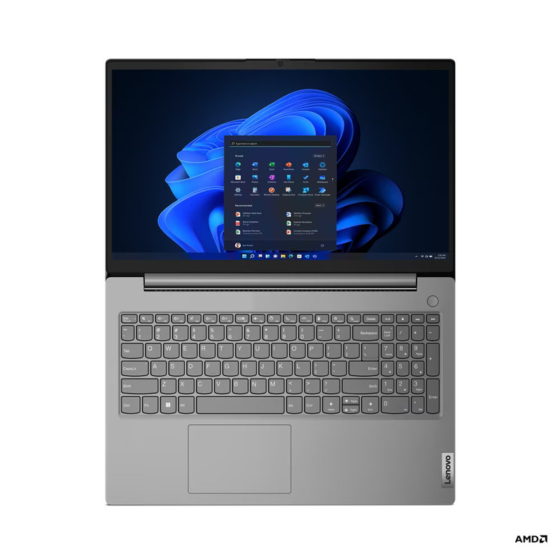 لپ تاپ 15.6 اینچی لنوو مدل V15 G4 AMN-Athlon Silver 7120U-8GB LPDDR5 4800MHz-512GB SSD-TN - کاستوم شده — تصویر ۲