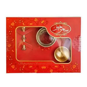 زعفران سرگل خاتم کادویی سحرخیز - 1 گرم