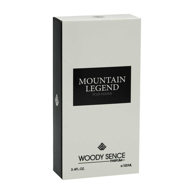 ادو پرفیوم مردانه وودی سنس مدل MOUNTAIN LEGEND با رایحه شیرین و خنک حجم 100 میلی لیتر — تصویر ۲