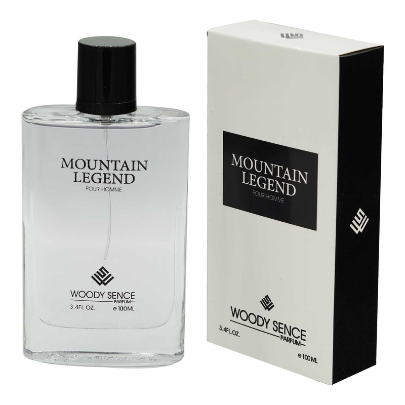 ادو پرفیوم مردانه وودی سنس مدل MOUNTAIN LEGEND با رایحه شیرین و خنک حجم 100 میلی لیتر — تصویر ۴