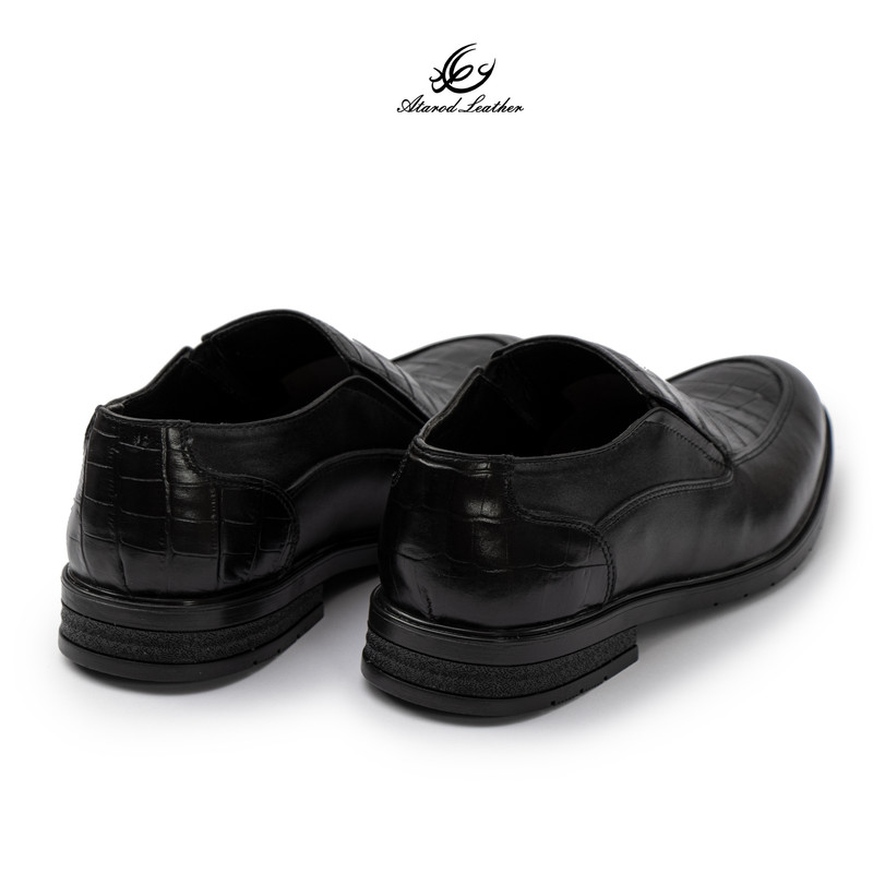 کفش رسمی مردانه چرم عطارد مدل چرم طبیعی کد SH360 — تصویر ۵