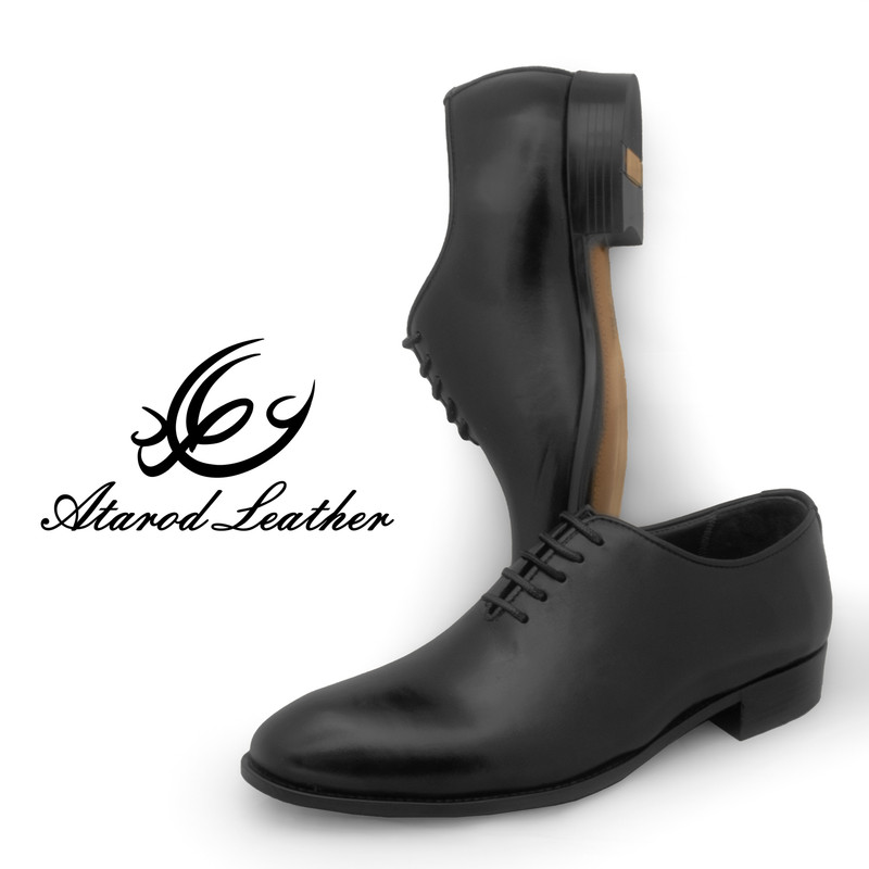 کفش رسمی مردانه چرم عطارد مدل چرم طبیعی کد SH317 — تصویر ۴