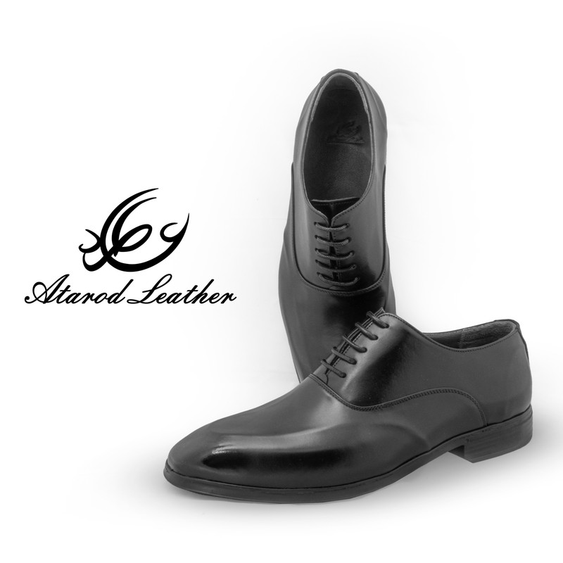 کفش مردانه چرم عطارد مدل چرم طبیعی کد SH275 — تصویر ۵