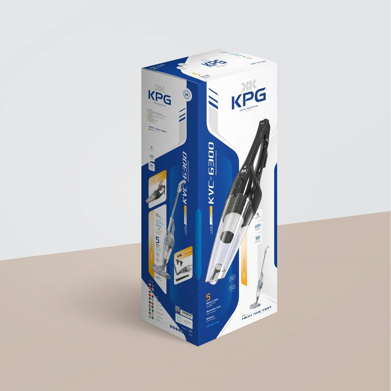 جاروبرقی 600 وات کی پی جی مدل KVC-6300 — تصویر ۴