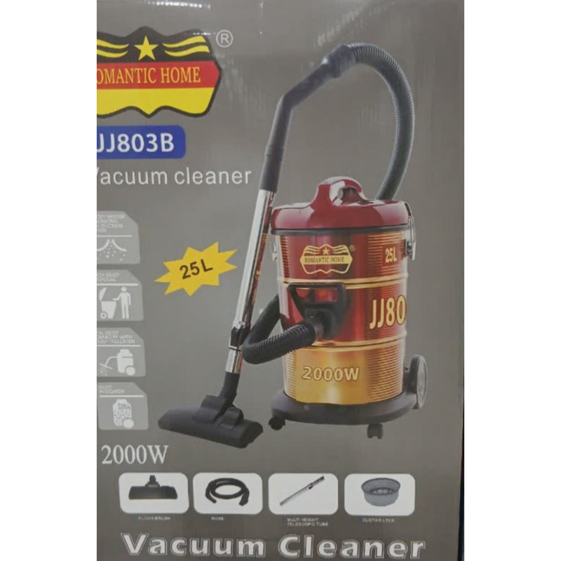 جاروبرقی سطلی 2000 وات رمانتیک هوم مدل JJ803B — تصویر ۴