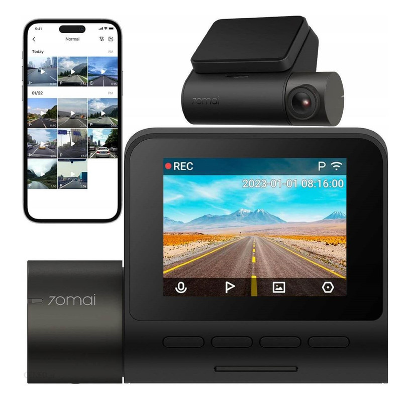 دوربین فیلم برداری سوِنتی مِی مدل 70mai Dual Dash Cam A200+Rear Cam (RC06) — تصویر ۵