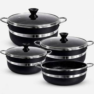 سرویس قابلمه و تابه گرانیتی 7 پارچه مدل Belly