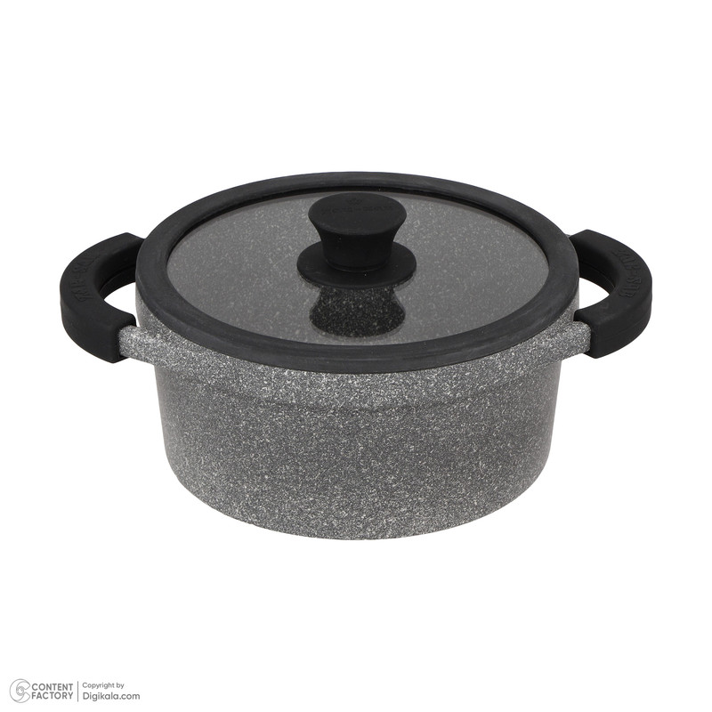 سرویس قابلمه و تابه گرانیت 11 پارچه زرساب مدل مونارک پلاس کد MP8500 — تصویر ۲