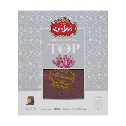 زعفران کتابی تاپ بهرامن- 1 مثقال (4.608 گرم)