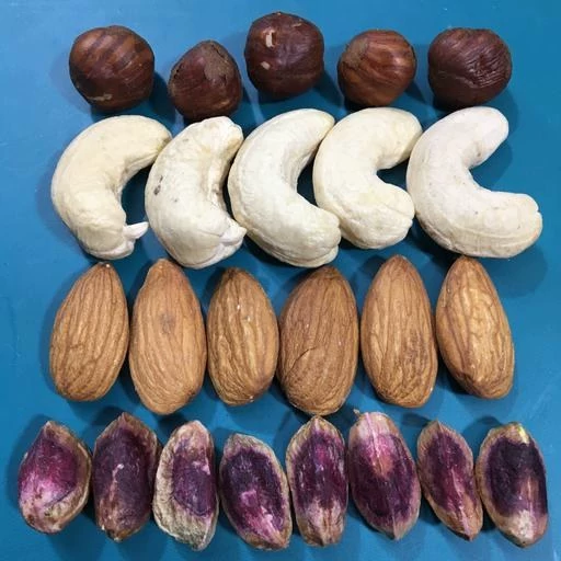 اجیل 4 مغز خام 500 گرم