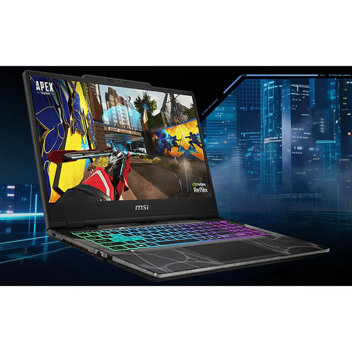 لپ تاپ 15.6 اینچی ام اس آی مدل Cyborg 15 B2RWEKG-Core 7 240H-RTX5050 8GB-32GB DDR5 5600MHz-1TB SSD-FHD 144Hz - کاستوم شده — تصویر ۳